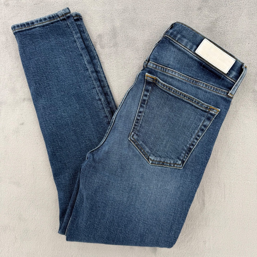 RE/DONE Originals Mid 70s High Rise Straight Leg Jeans Made USA‎ Womens Size 27